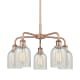 A thumbnail of the Innovations Lighting 516-5CR-15-23 Caledonia Chandelier Antique Copper / Mouchette