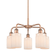 A thumbnail of the Innovations Lighting 516-5CR-15-23 Hadley Chandelier Antique Copper / Matte White