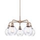 A thumbnail of the Innovations Lighting 516-5CR-15-24 Waverly Chandelier Antique Copper / Clear