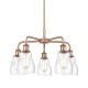 A thumbnail of the Innovations Lighting 516-5CR-15-23 Ellery Chandelier Antique Copper / Seedy