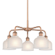 A thumbnail of the Innovations Lighting 516-5CR-15-24 Dayton Chandelier Antique Copper / White