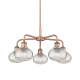 A thumbnail of the Innovations Lighting 516-5CR-13-24 Ithaca Chandelier Antique Copper / Clear Ithaca