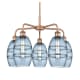 A thumbnail of the Innovations Lighting 516-5CR-14-24 Vaz Chandelier Antique Copper / Blue