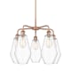 A thumbnail of the Innovations Lighting 516-5CR-20-25 Cindyrella Chandelier Antique Copper / Clear