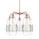 A thumbnail of the Innovations Lighting 516-5CR-22-25 Windham Chandelier Antique Copper / Clear