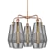 A thumbnail of the Innovations Lighting 516-5CR-22-25 Windham Chandelier Antique Copper / Smoked
