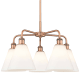 A thumbnail of the Innovations Lighting 516-5CR-16-26 Berkshire Chandelier Antique Copper / Matte White