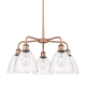 A thumbnail of the Innovations Lighting 516-5CR-16-26 Bristol Glass Chandelier Antique Copper / Clear