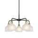 A thumbnail of the Innovations Lighting 516-5CR-15-24 Dayton Chandelier Black Antique Brass / White