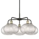 A thumbnail of the Innovations Lighting 516-5CR-15-28 Ithaca Chandelier Black Antique Brass / Clear Ithaca