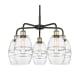 A thumbnail of the Innovations Lighting 516-5CR-14-24 Vaz Chandelier Black Antique Brass / Clear