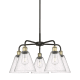 A thumbnail of the Innovations Lighting 516-5CR-16-26 Berkshire Chandelier Black Antique Brass / Seedy
