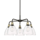 A thumbnail of the Innovations Lighting 516-5CR-16-26 Bristol Glass Chandelier Black Antique Brass / Clear