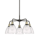 A thumbnail of the Innovations Lighting 516-5CR-16-26 Bristol Glass Chandelier Black Antique Brass / Seedy