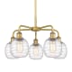 A thumbnail of the Innovations Lighting 516-5CR-15-24 Belfast Chandelier Brushed Brass / Deco Swirl