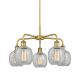 A thumbnail of the Innovations Lighting 516-5CR-15-24 Belfast Chandelier Brushed Brass / Clear Crackle