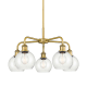A thumbnail of the Innovations Lighting 516-5CR-15-24 Athens Chandelier Brushed Brass / Seedy