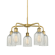 A thumbnail of the Innovations Lighting 516-5CR-15-23 Caledonia Chandelier Brushed Brass / Mouchette