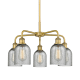 A thumbnail of the Innovations Lighting 516-5CR-15-23 Caledonia Chandelier Brushed Brass / Charcoal