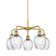 A thumbnail of the Innovations Lighting 516-5CR-15-23 Salina Chandelier Brushed Brass / Clear Spiral Fluted