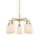 A thumbnail of the Innovations Lighting 516-5CR-15-23 Hadley Chandelier Brushed Brass / Matte White