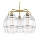 A thumbnail of the Innovations Lighting 516-5CR-15-26 Vaz Chandelier Brushed Brass / Clear