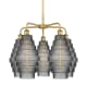 A thumbnail of the Innovations Lighting 516-5CR-23-26 Cascade Chandelier Brushed Brass / Smoked