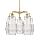 A thumbnail of the Innovations Lighting 516-5CR-22-25 Windham Chandelier Brushed Brass / Seedy