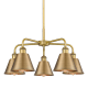 A thumbnail of the Innovations Lighting 516-5CR-14-25 Ballston Chandelier Brushed Brass