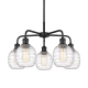 A thumbnail of the Innovations Lighting 516-5CR-15-24 Belfast Chandelier Matte Black / Deco Swirl