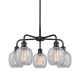 A thumbnail of the Innovations Lighting 516-5CR-15-24 Belfast Chandelier Matte Black / Clear Crackle