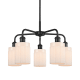 A thumbnail of the Innovations Lighting 516-5CR-15-23 Hadley Chandelier Matte Black / Matte White