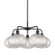 A thumbnail of the Innovations Lighting 516-5CR-15-28 Ithaca Chandelier Matte Black / Clear Ithaca