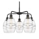 A thumbnail of the Innovations Lighting 516-5CR-14-24 Vaz Chandelier Matte Black / Clear