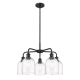 A thumbnail of the Innovations Lighting 516-5CR 15 24 Bella Chandelier Matte Black / Clear