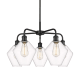 A thumbnail of the Innovations Lighting 516-5CR-17-26 Cindyrella Chandelier Matte Black / Clear