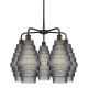 A thumbnail of the Innovations Lighting 516-5CR-23-26 Cascade Chandelier Matte Black / Smoked