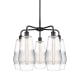 A thumbnail of the Innovations Lighting 516-5CR-22-25 Windham Chandelier Matte Black / Clear
