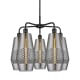 A thumbnail of the Innovations Lighting 516-5CR-22-25 Windham Chandelier Matte Black / Smoked