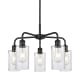 A thumbnail of the Innovations Lighting 516-5CR-15-22 Clymer Chandelier Matte Black / Seedy