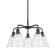 A thumbnail of the Innovations Lighting 516-5CR-16-26 Berkshire Chandelier Matte Black / Seedy