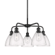 A thumbnail of the Innovations Lighting 516-5CR-16-26 Bristol Glass Chandelier Matte Black / Seedy