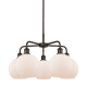 A thumbnail of the Innovations Lighting 516-5CR-16-26 Athens Chandelier Oil Rubbed Bronze / Matte White