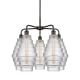 A thumbnail of the Innovations Lighting 516-5CR-23-26 Cascade Chandelier Oil Rubbed Bronze / Clear