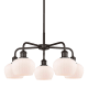 A thumbnail of the Innovations Lighting 516-5CR-14-25 Fenton Chandelier Oil Rubbed Bronze / Matte White