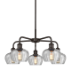 A thumbnail of the Innovations Lighting 516-5CR-14-25 Fenton Chandelier Oil Rubbed Bronze / Clear