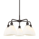 A thumbnail of the Innovations Lighting 516-5CR-16-26 Bristol Glass Chandelier Oil Rubbed Bronze / Matte White