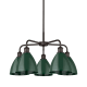A thumbnail of the Innovations Lighting 516-5CR-16-26 Ballston Dome Chandelier Oil Rubbed Bronze / Green