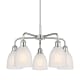 A thumbnail of the Innovations Lighting 516-5CR-15-24 Brookfield Chandelier Polished Chrome / White