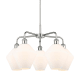 A thumbnail of the Innovations Lighting 516-5CR-17-26 Cindyrella Chandelier Polished Chrome / Cased Matte White